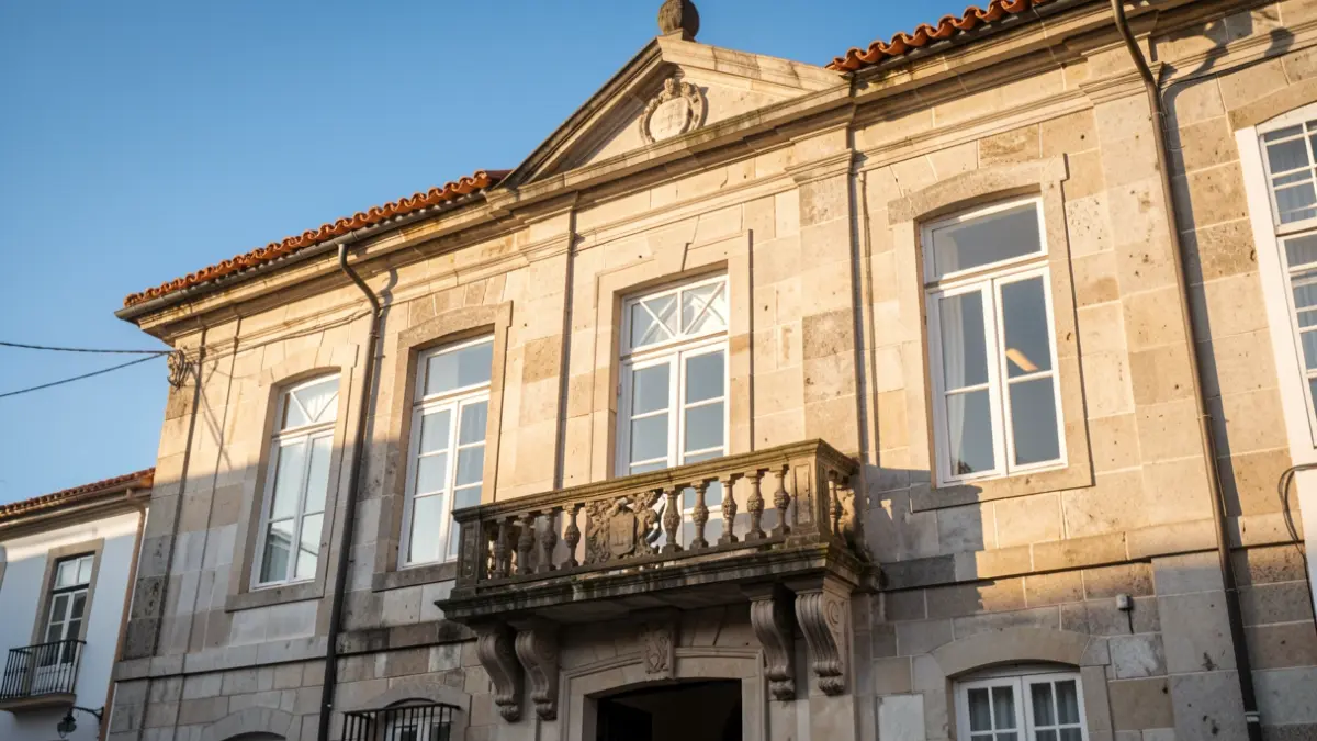 Facade of a municipal building in Angra do Heroísmo.