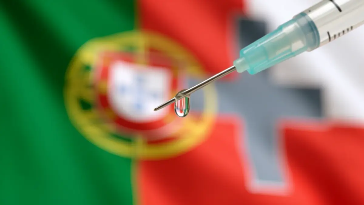 Generic image of a vaccine syringe, health symbol.
