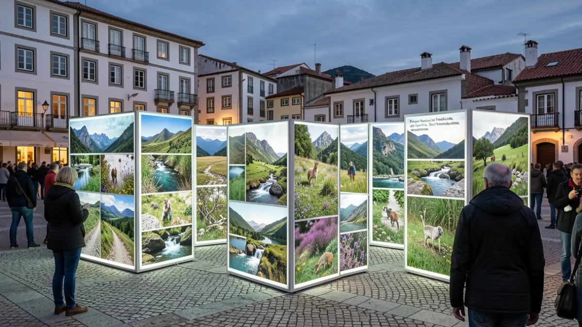 Exposição fotográfica 'Parque Nacional da Peneda-Gerês: Um Território, Seis Perspetivas' em Terras de Bouro, destacando paisagens e preservação ambiental.