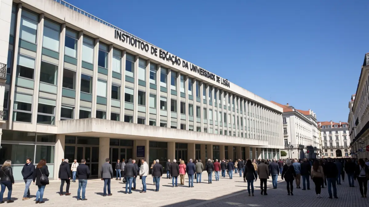 Fachada del Instituto de Educación de la Universidad de Lisboa.