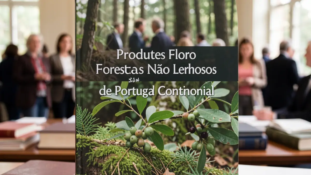 Portada del libro 'Productos Forestales No Madereros de Portugal Continental' con énfasis en el capítulo sobre Medronho.