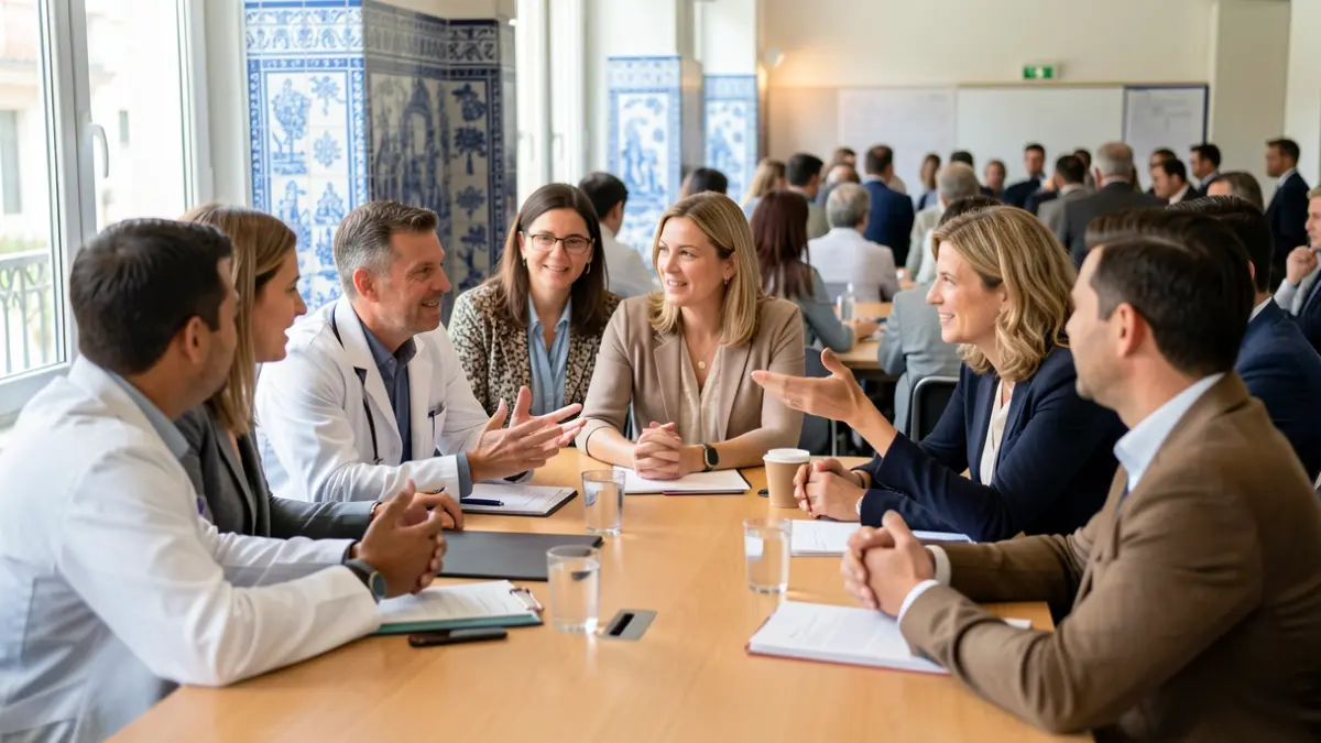 Imagen genérica de profesionales en reunión.