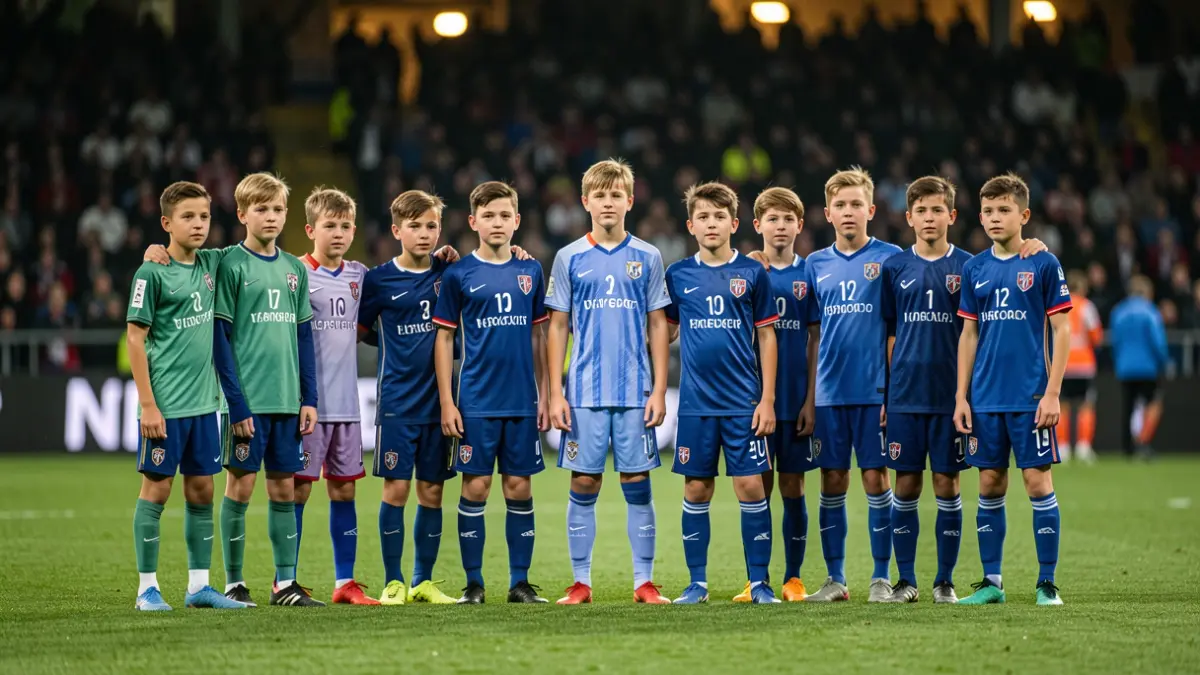 Generic image of young football players on a field.