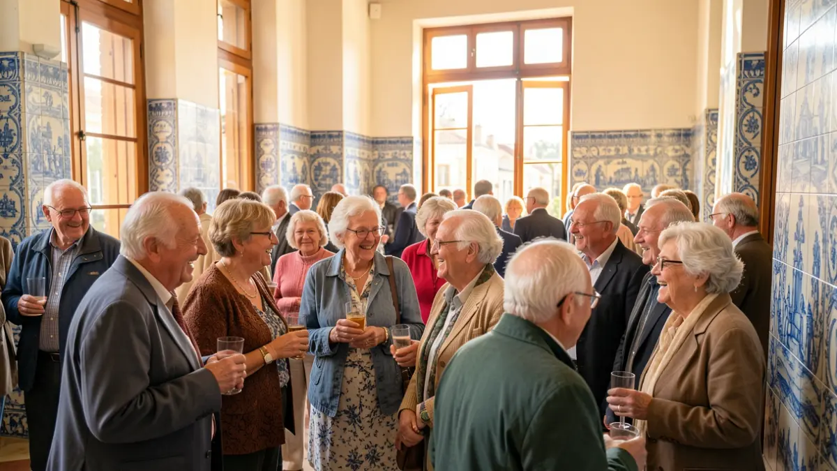 Generic image of a senior community event in Portugal.