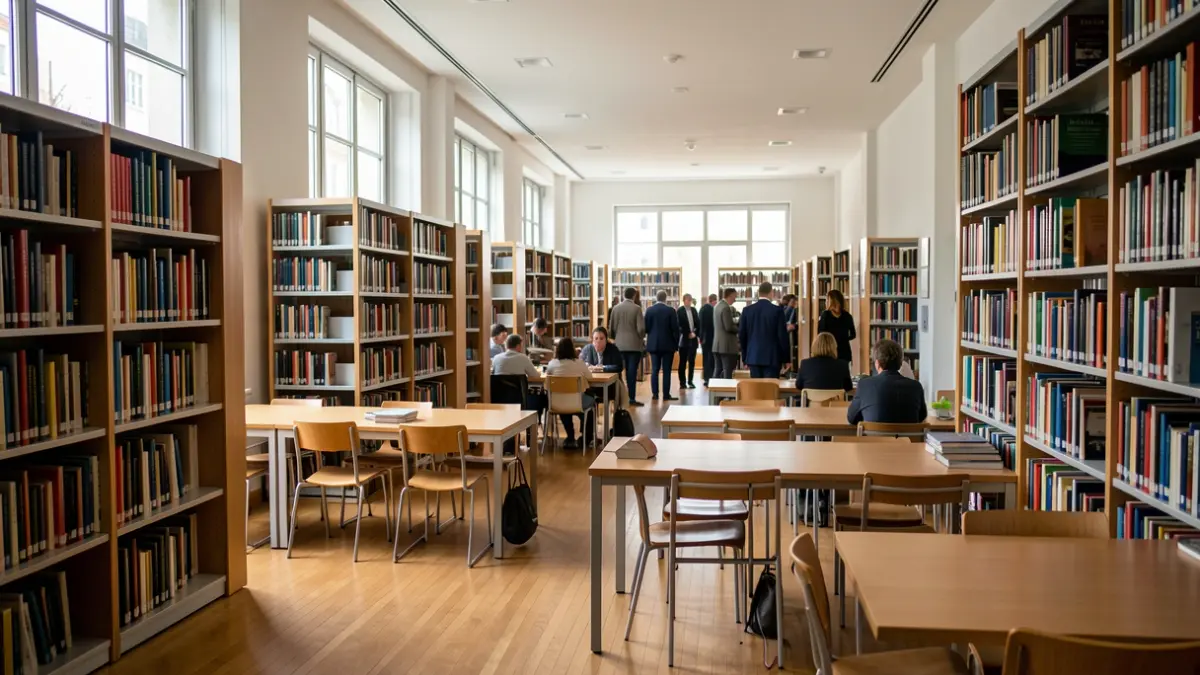 Imagen genérica de una biblioteca universitaria en Portugal.