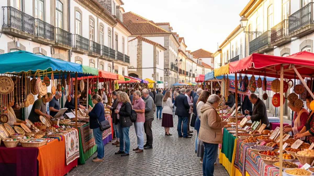 Feria de Mercês en Sintra con artesanía, gastronomía y música en vivo.