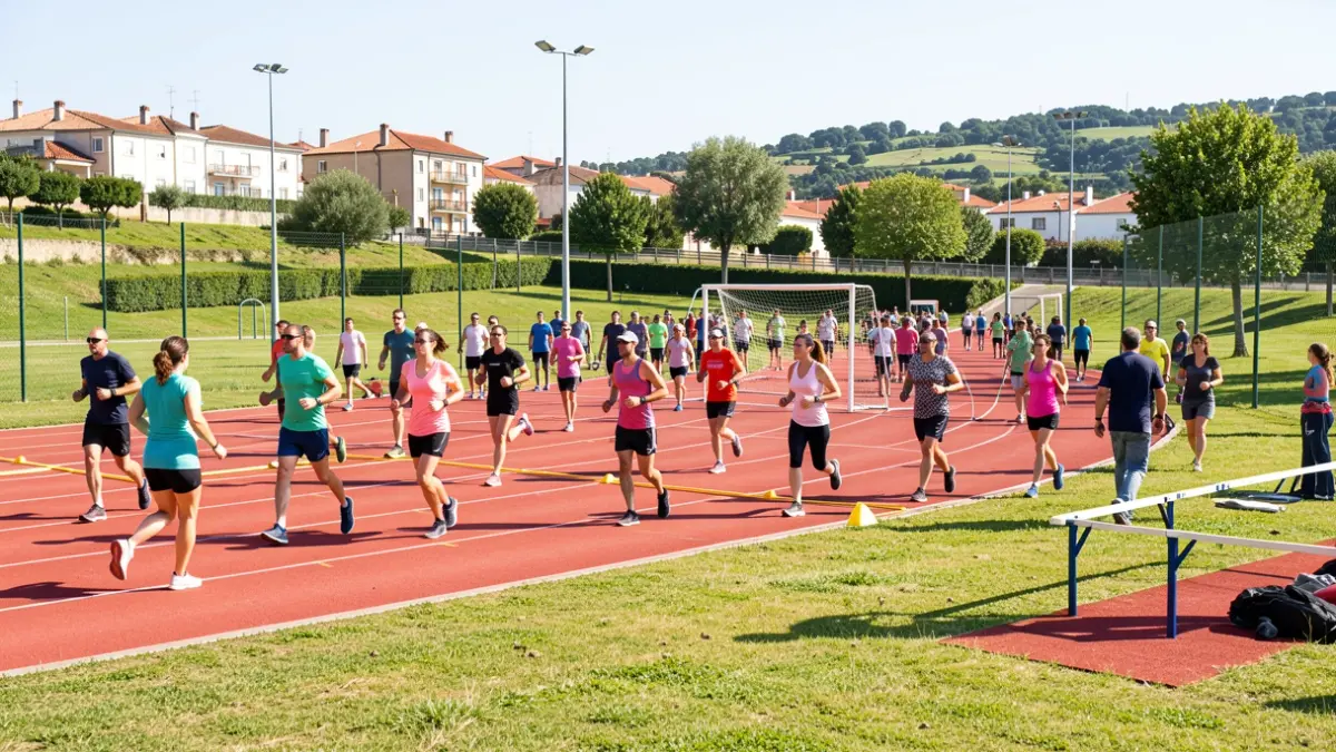 Generic image of participants in various sports activities in Felgueiras, Portugal, during European Week of Sport.