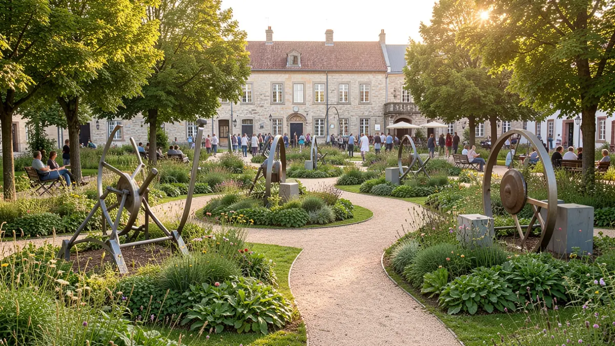 Musical Imagination Park in Guimarães, featuring sound installations integrated with nature and community spaces.