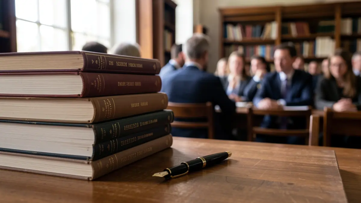 Generic image of study materials and books on a desk.