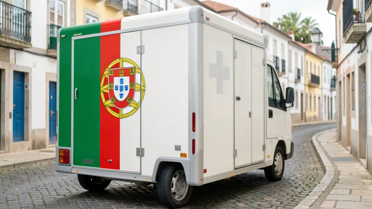 Imagen genérica de una unidad móvil de salud en Portugal.