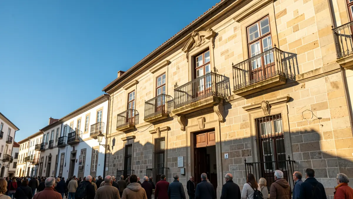 Imagem genérica de uma Câmara Municipal portuguesa com varandas ornamentadas e luz solar de fim de tarde.
