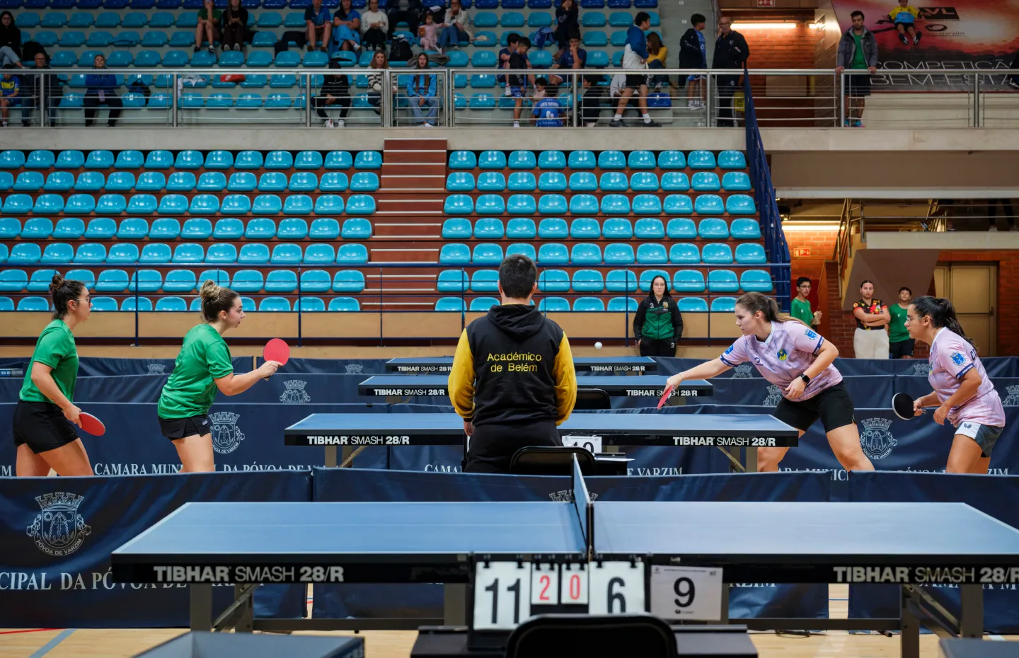Torneio de Pares de Ténis de Mesa reúne 350 atletas na Póvoa de Varzim