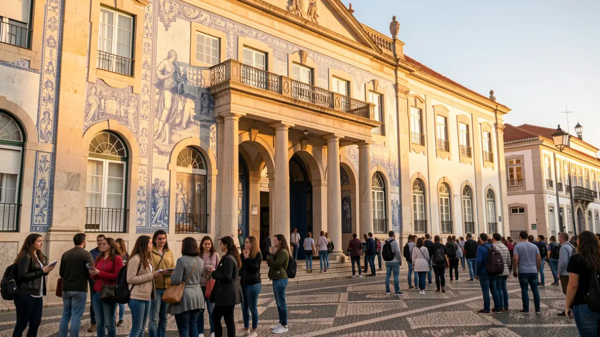 Imagem da Universidade Politécnica de Setúbal (UNIPS) a dar as boas-vindas a novos estudantes.